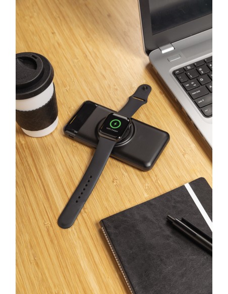 Powerbank wireless da 10.000 mAh con carica orologio